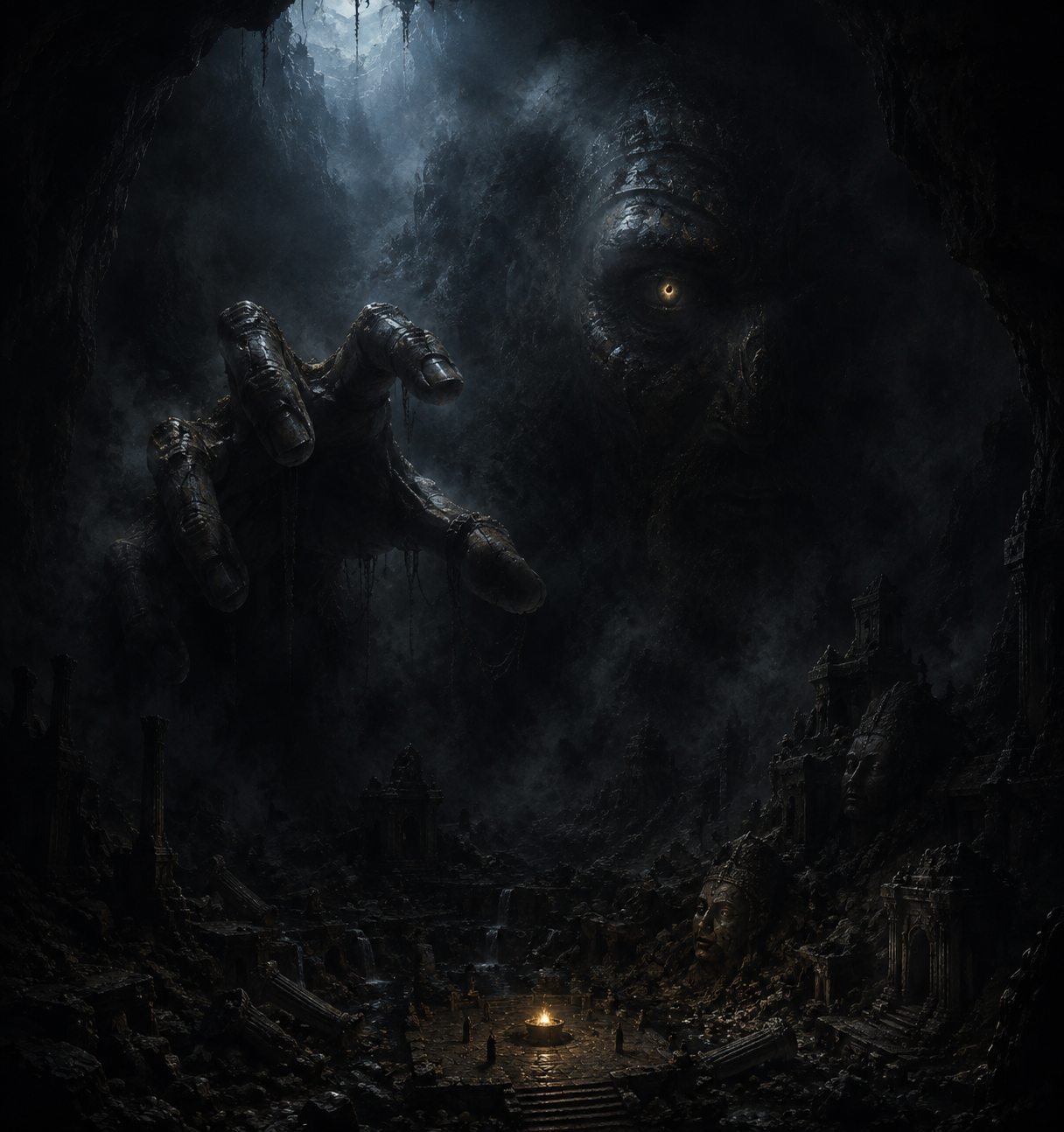 A monstrous, ancient hunger given form in the dark