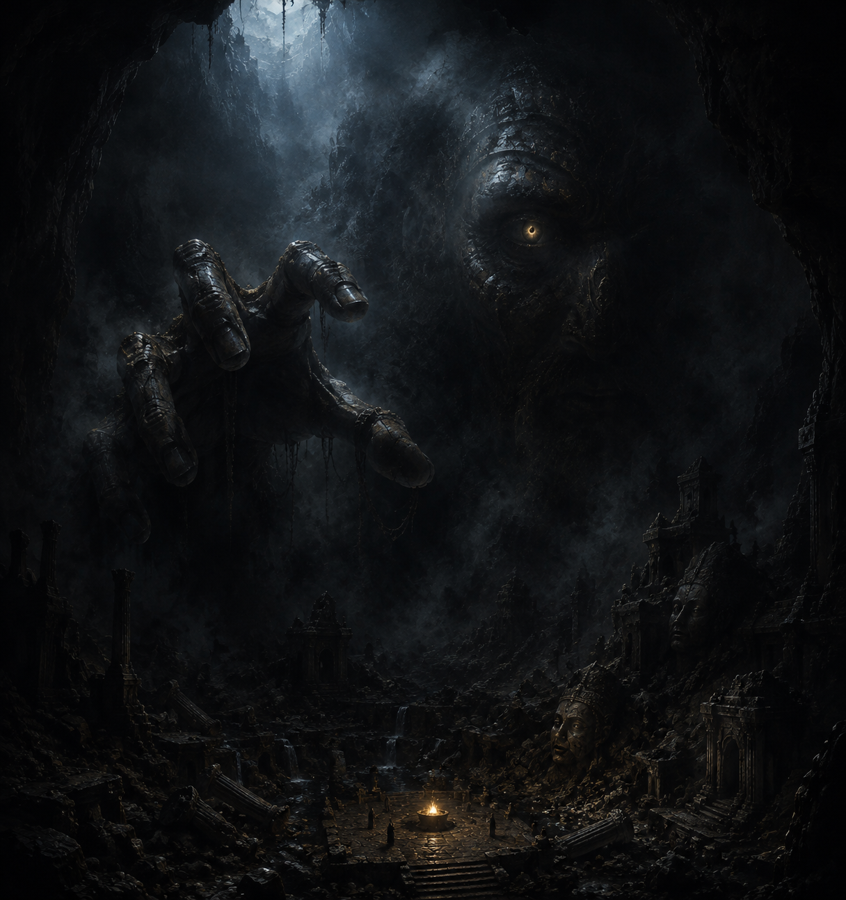 A monstrous, ancient hunger given form in the dark