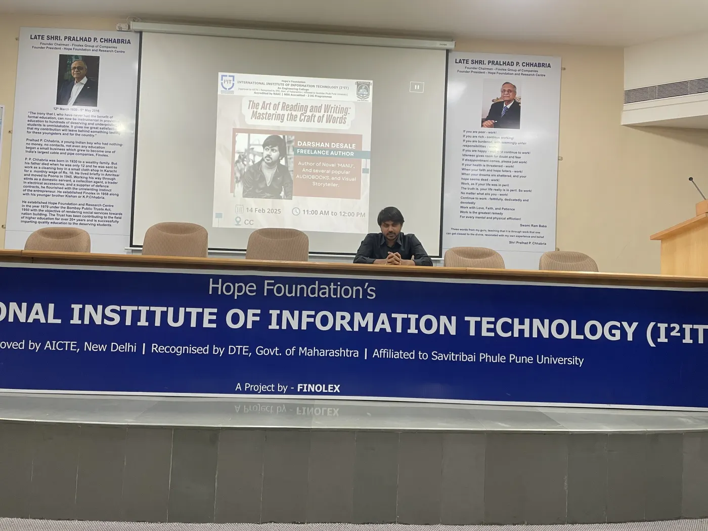 Student Q&A at I2IT Pune