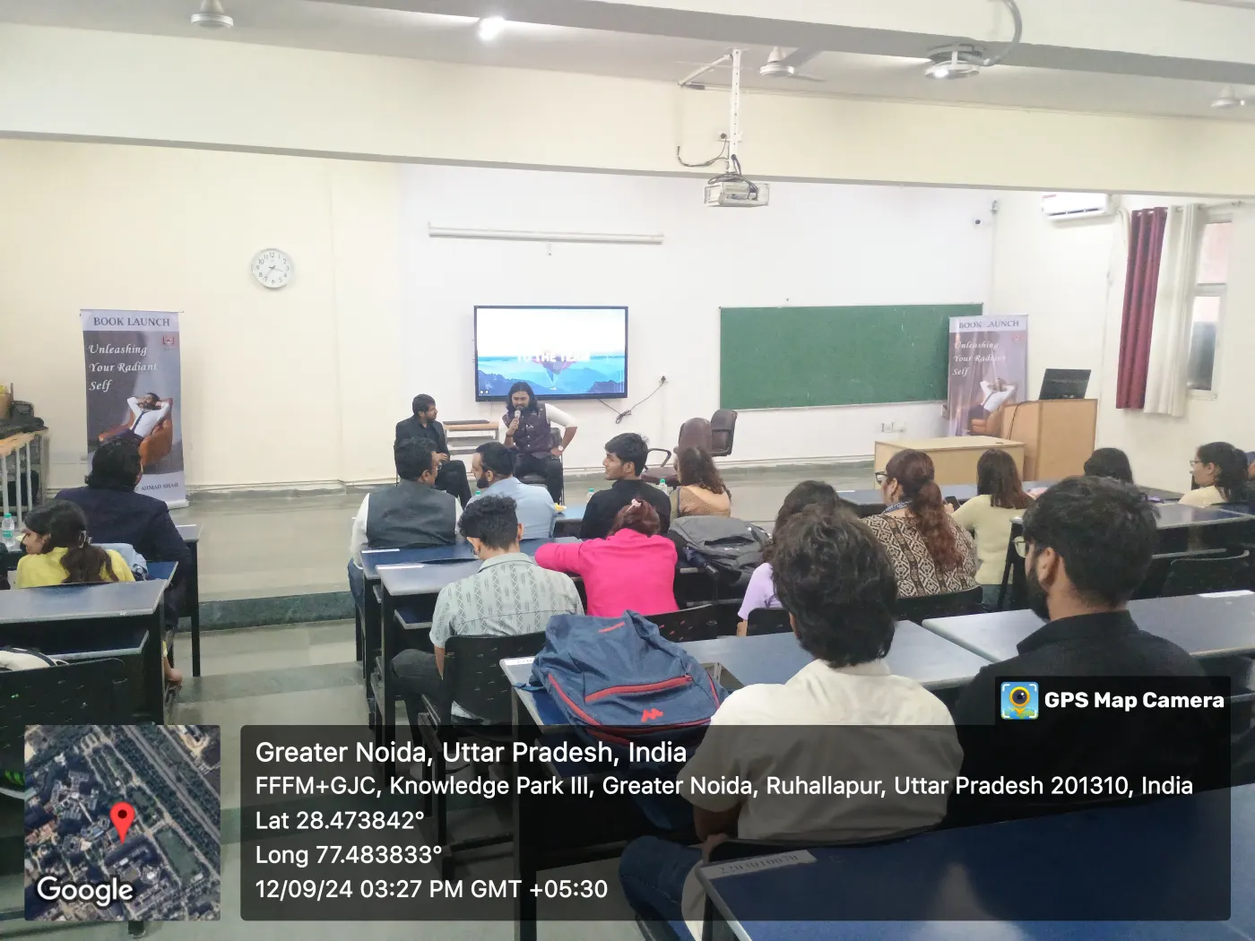 Audience at Sharda University session